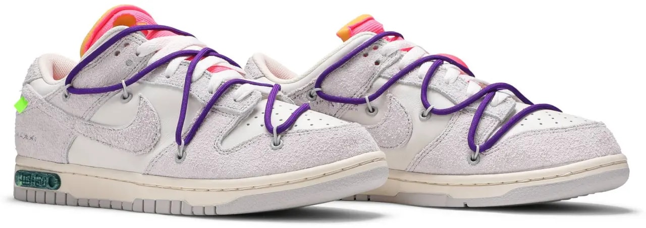 Giày Nike Off-White x Dunk Low 'Lot 15 Of 50' DJ0950-101 — ảnh 3