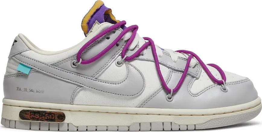 Giày Nike Off-White x Dunk Low 'Lot 28 Of 50' DM1602-111 — kich-thuoc: 41