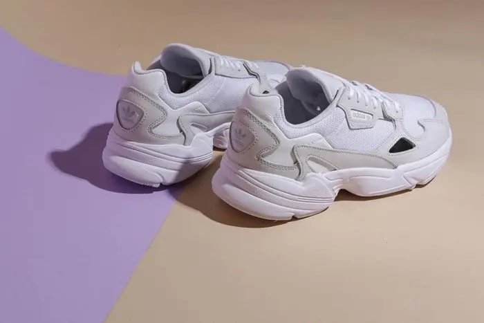 Giày Adidas Falcon 'Triple White' B28128 — ảnh 4