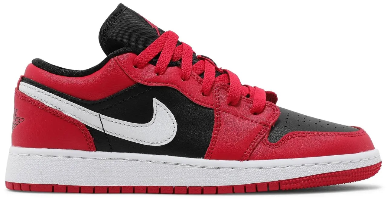 Giày Nike Air Jordan 1 Low GS 'Black Very Berry' 553560-061 — kich-thuoc: 36