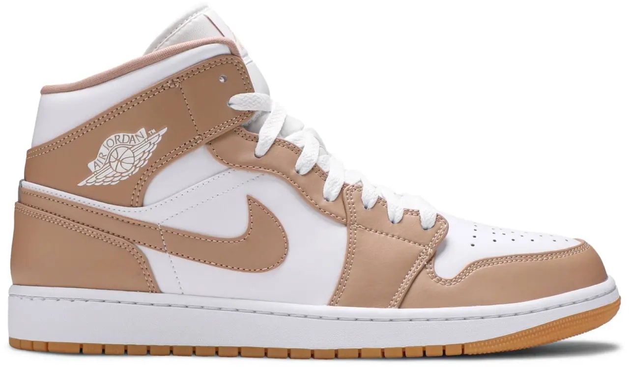 Giày Nike Air Jordan 1 Mid 'Tan Gum' 554724-271 — kich-thuoc: 42