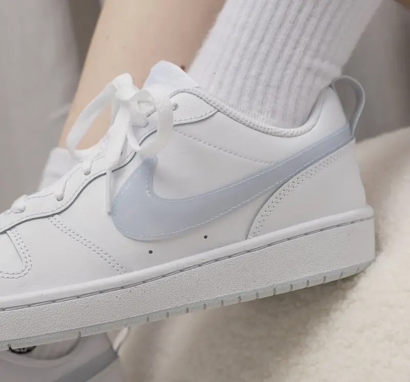 Giày Nike Court Borough Low 2 GS 'White' BQ5448-118 — ảnh 5