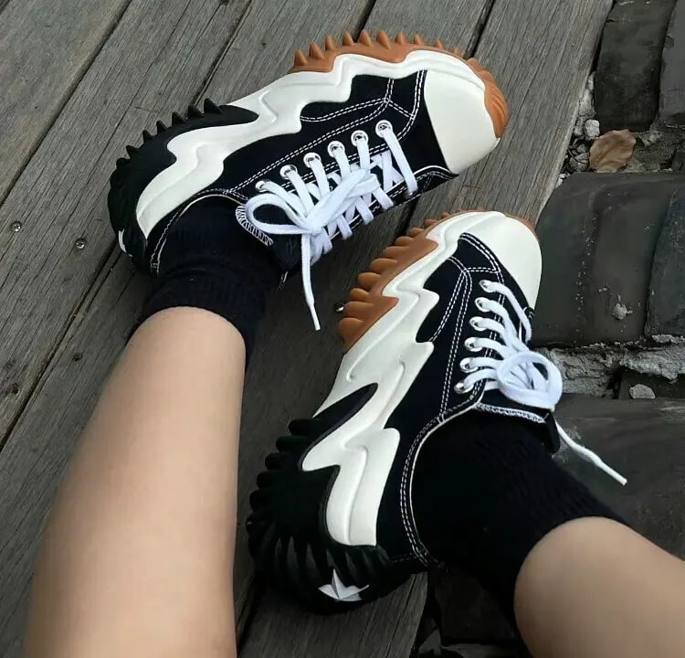 Giày Converse Run Star Motion Ox ''Black White'' 172895C — ảnh 5