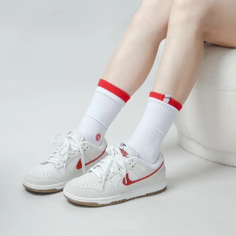 Giày Nike Dunk Low SE 85 Double Swoosh 'Sail Orange' DO9457-100 — ảnh 3