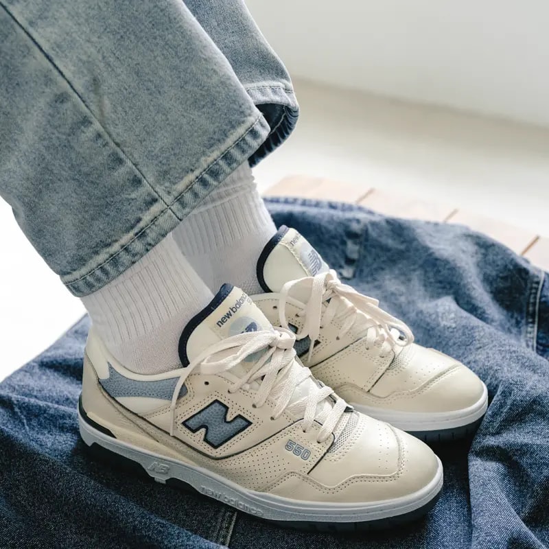 Giày New Balance 550 'Vintage Indigo Beige' BB550PLA — ảnh 3