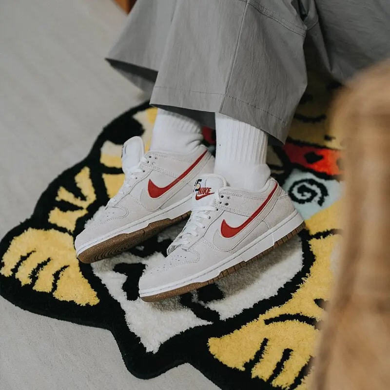Giày Nike Dunk Low SE 85 Double Swoosh 'Sail Orange' DO9457-100 — ảnh 2