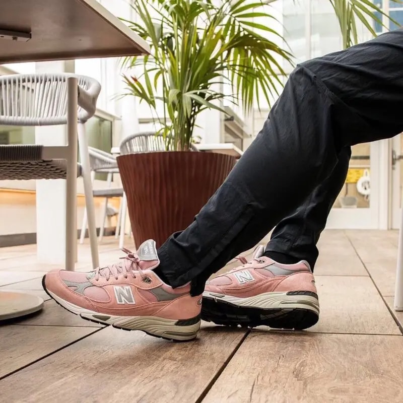 Giày New Balance 991 Made In England 'Pink' M991PNK — ảnh 2