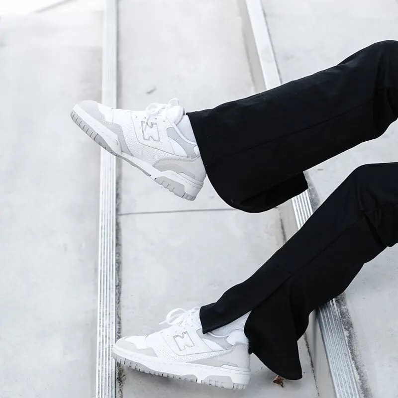 Giày New Balance 550 'White Grey' BB550NCB — ảnh 2