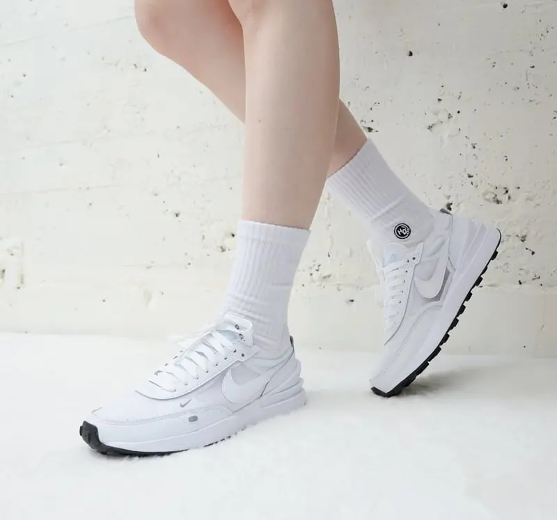 Giày Nike Waffle One 'White Black White' DC2533-103 — ảnh 5