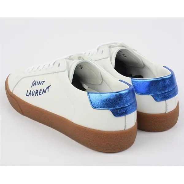 Giày Saint Laurent Court Classic SL 06 Low 'White Pearl Blue' 610649-0ZS70-9587 — ảnh 5