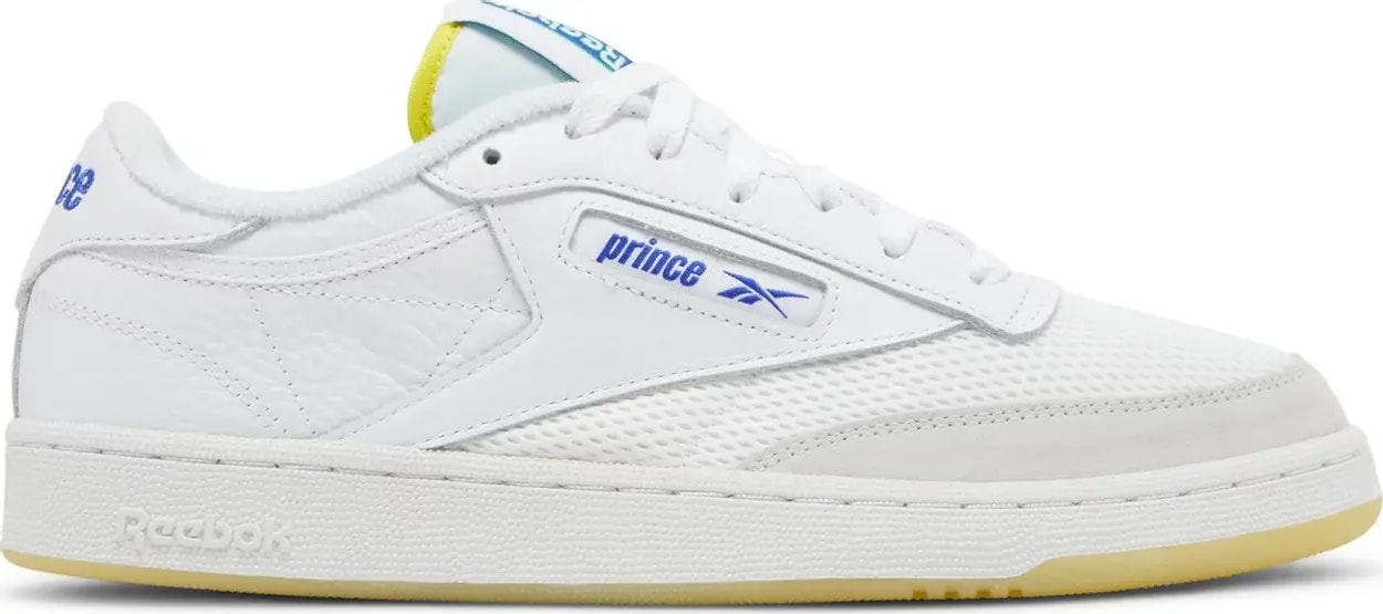 Giày Reebok Club C 85 x Prince 'White Bright Cobalt' GY8052 — kich-thuoc: 42