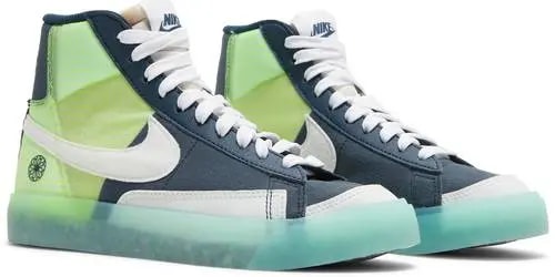 Giày Nike Blazer Mid '77 GS 'Move To Zero Armory Navy' DO2699-400 — ảnh 2
