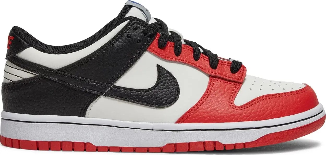 Giày Nike NBA x Dunk Low EMB GS '75th Anniversary Bulls' DO6288-100 — kich-thuoc: 36