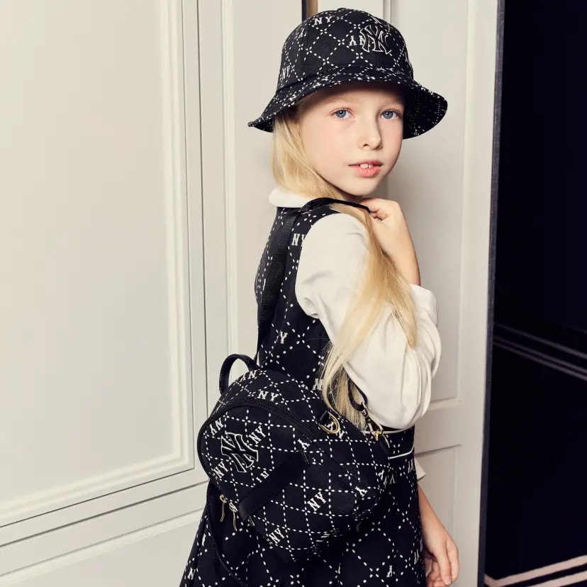 Balo MLB Mini Diamond Monogram 'Black' 7ABKMD23N-50BKS — ảnh 2