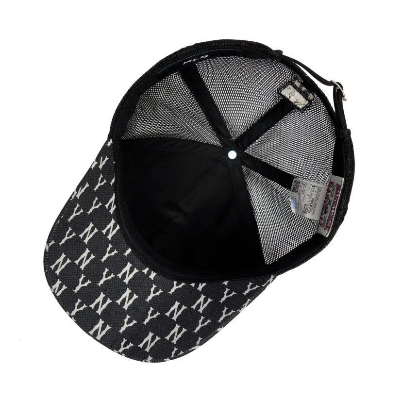 Mũ MLB Monogram Mesh Cap NY Yankees Black 3AMCM0223-50BKS — ảnh 2