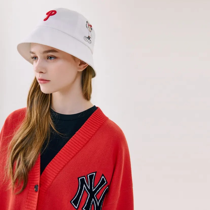 Mũ MLB X Disney Dome Hat Philadelphia Phillies White 32CPHK011-10W — ảnh 3
