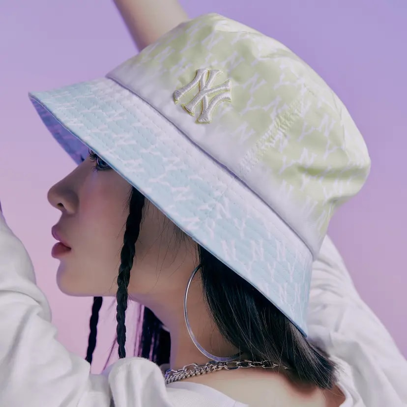 Mũ MLB Monogram Tie-dying Bucket Hat NY Yankees 32CP32111-50U — ảnh 5