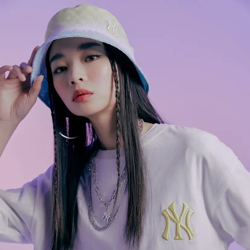 Mũ MLB Monogram Tie-dying Bucket Hat NY Yankees 32CP32111-50U — ảnh 4