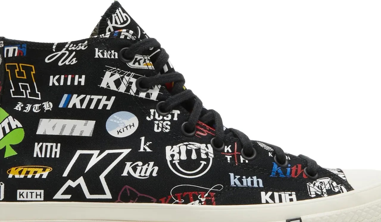 Giày Converse Chuck Taylor All-Star 70 Hi Kith 10 Year Anniversary 'Black' 172465C — ảnh 2