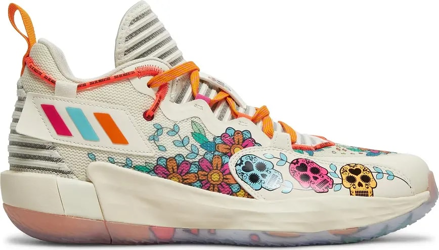 Giày Adidas Dame 7 Extply day Of The Dead 'Cream White' GW3832 — kich-thuoc: 43 1/3