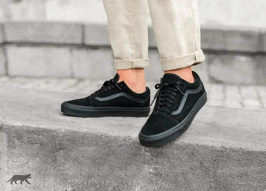 Giày Vans Old-Skool 'Triple Black' VN000D3HBKA — ảnh 3
