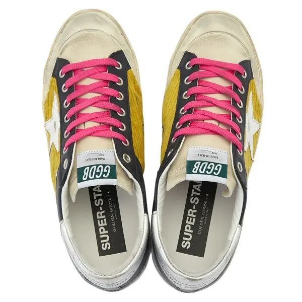 Giày Golden Goose Supper Star 'Yellow Black' GMF00107 F002091 81306 — ảnh 4