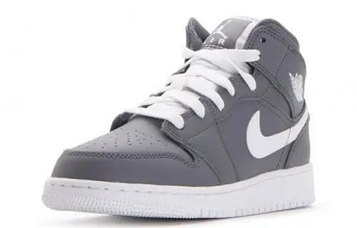 Giày Nike Air Jordan 1 Mid BG 'Cool Grey' 554725-036 — ảnh 5