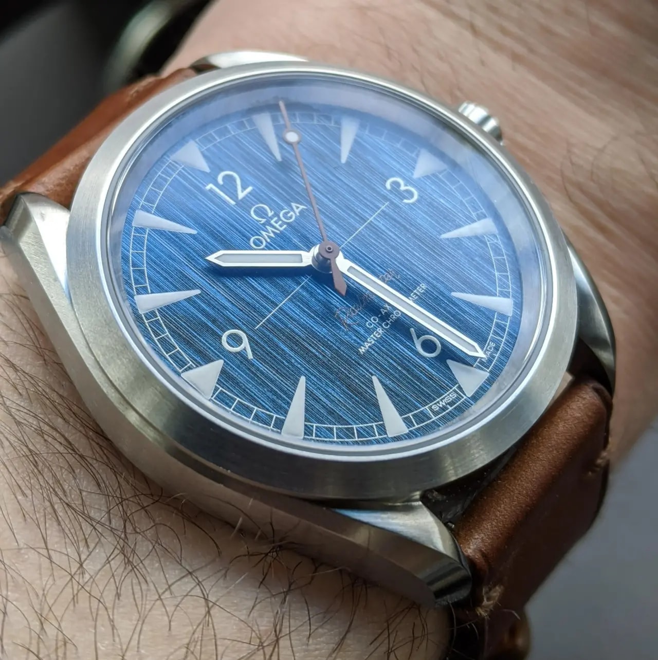 Đồng Hồ Omega Railmaster Automatic 'Blue' 220-12-40-20-03-001 — ảnh 3