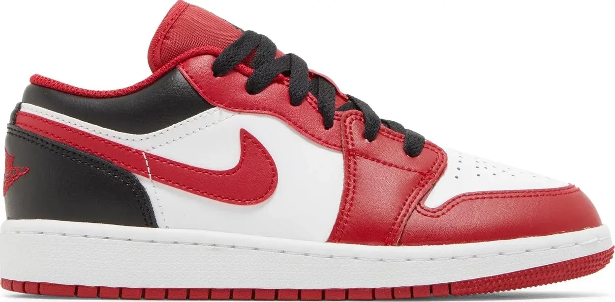 Giày Nike Air Jordan 1 Low GS 'Reverse Black Toe' 553560-163 — kich-thuoc: lien-he-order