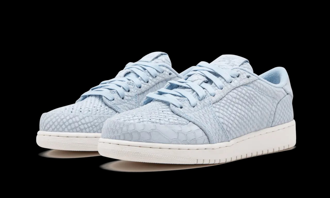 Giày Nike Air Jordan 1 Retro Low NS GS 'Ice Blue' 923624-441 — ảnh 5