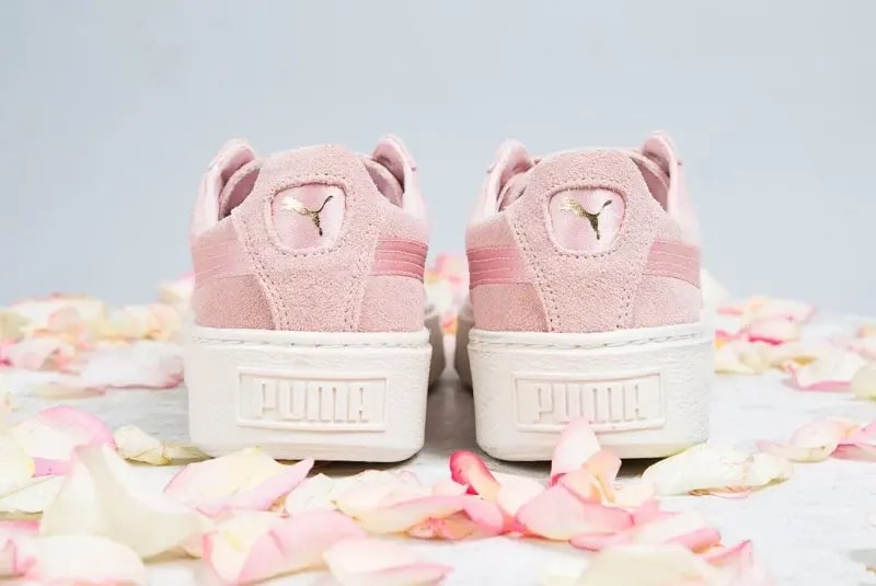 Giày Puma Suede Platform Satin 'Silver Pink' 365828-03 — ảnh 5