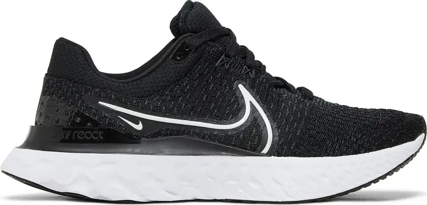 Giày Nike React Infinity Run Flyknit 3 'Black White' DH5392-001 — kich-thuoc: 42.5