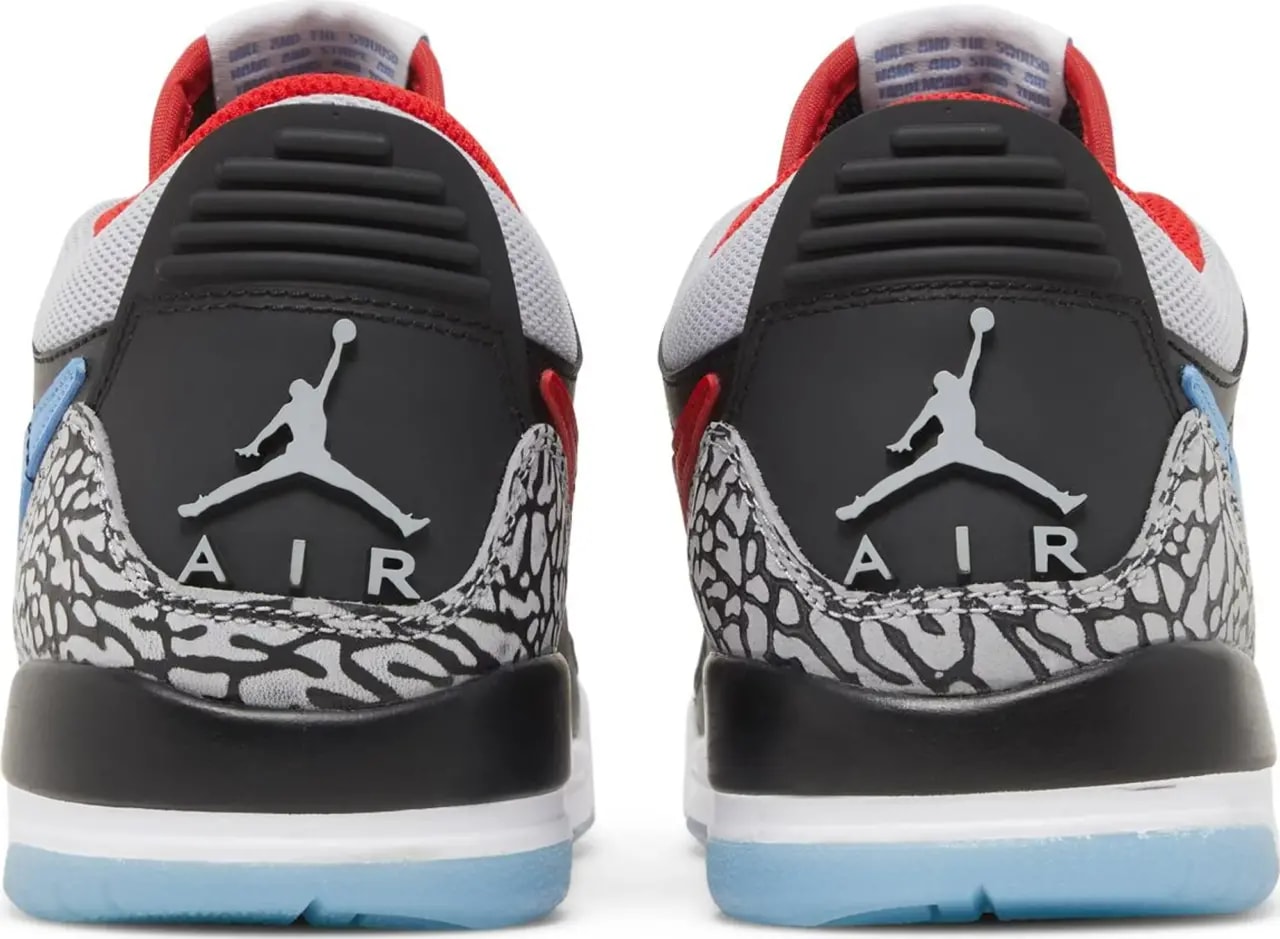 Giày Nike Air Jordan Legacy 312 Low GS 'Black Valor Blue' CD9054-004 — ảnh 4