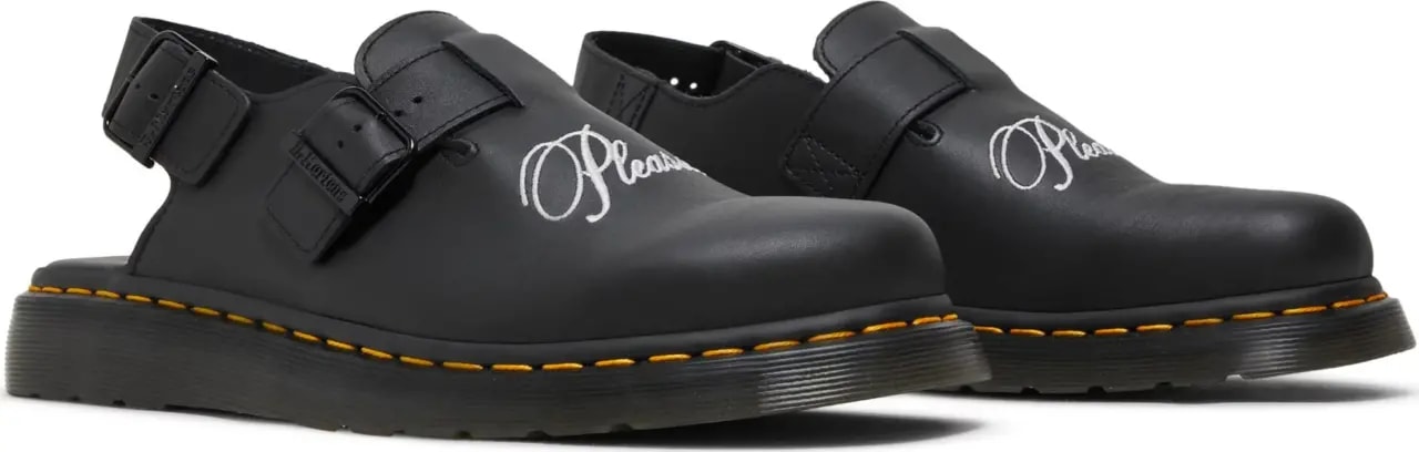 Giày Dr.Martens Pleasures x Jorge Leather Mule 'Black' 27948001 — ảnh 2