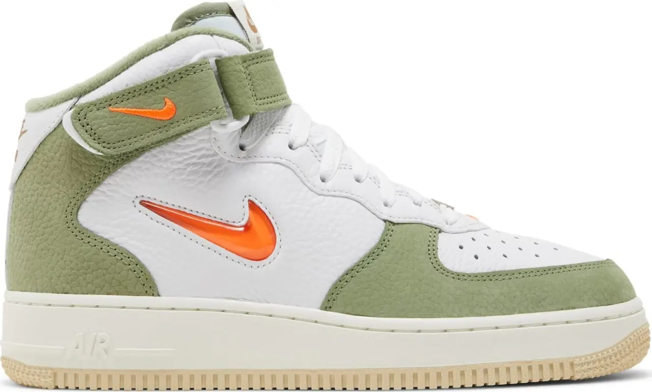 Giày Nike Air Force 1 Mid QS 'Jewel Oil Green' DQ3505-100 — kich-thuoc: 40.5