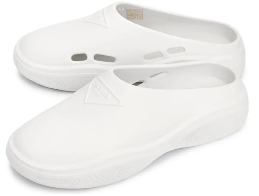 Dép Prada Scratch Mellow 'White' 1S811M 3LKD F0009 — ảnh 4