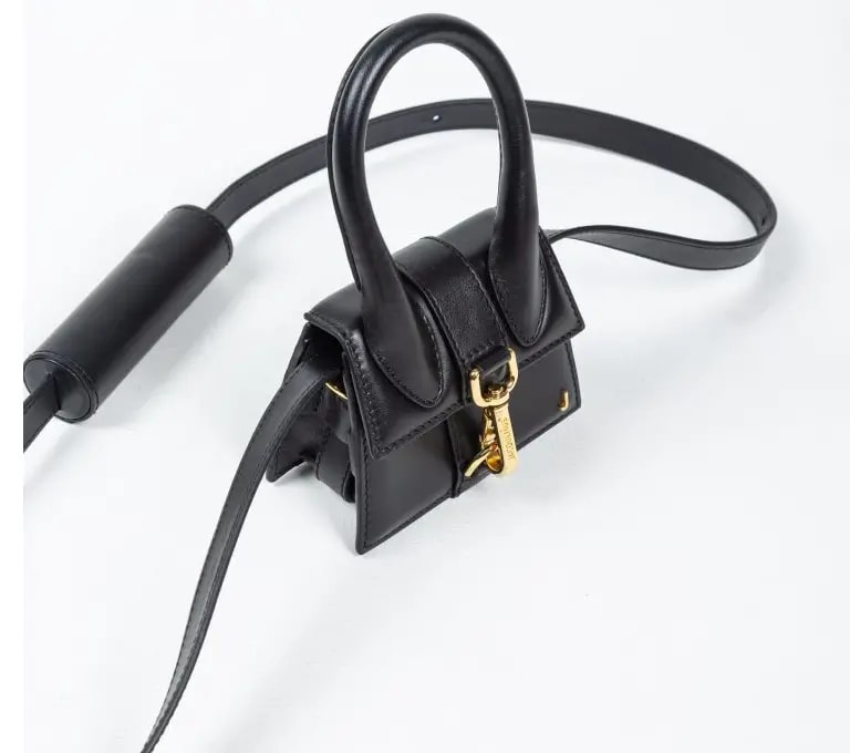 Túi Jacquemus Le Chiquito Montagne Bag 'Black' 213BA1003000 — ảnh 3