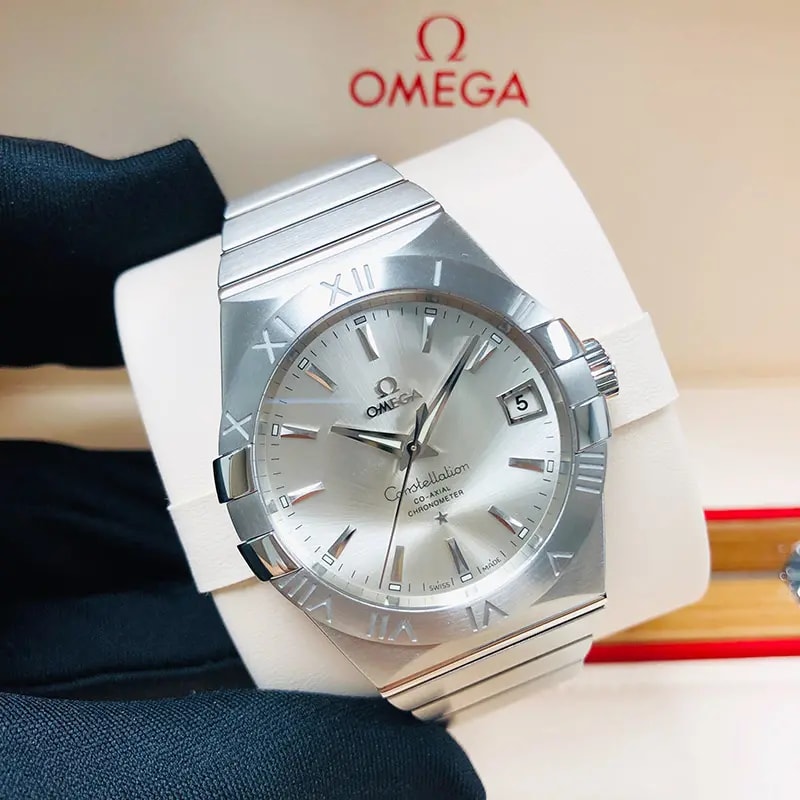 Đồng Hồ Omega Constellation 'Silver' 123-10-38-21-02-001 — ảnh 3
