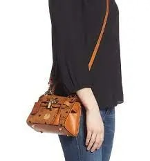 Túi MCM Mini Heritage Visetos Coated Canvas 'Brown' MWE6AVI63CO001 — ảnh 2