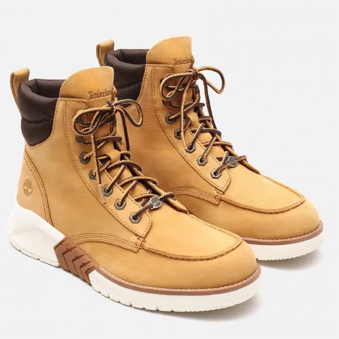 Giày Timberland Booties Leather Yellow A27WC — ảnh 3