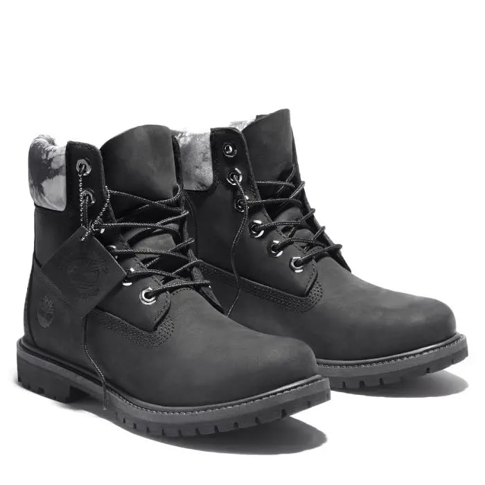 Giày Timberland Wmns 6-Inch Premium Waterproof Black A2ESH — ảnh 4
