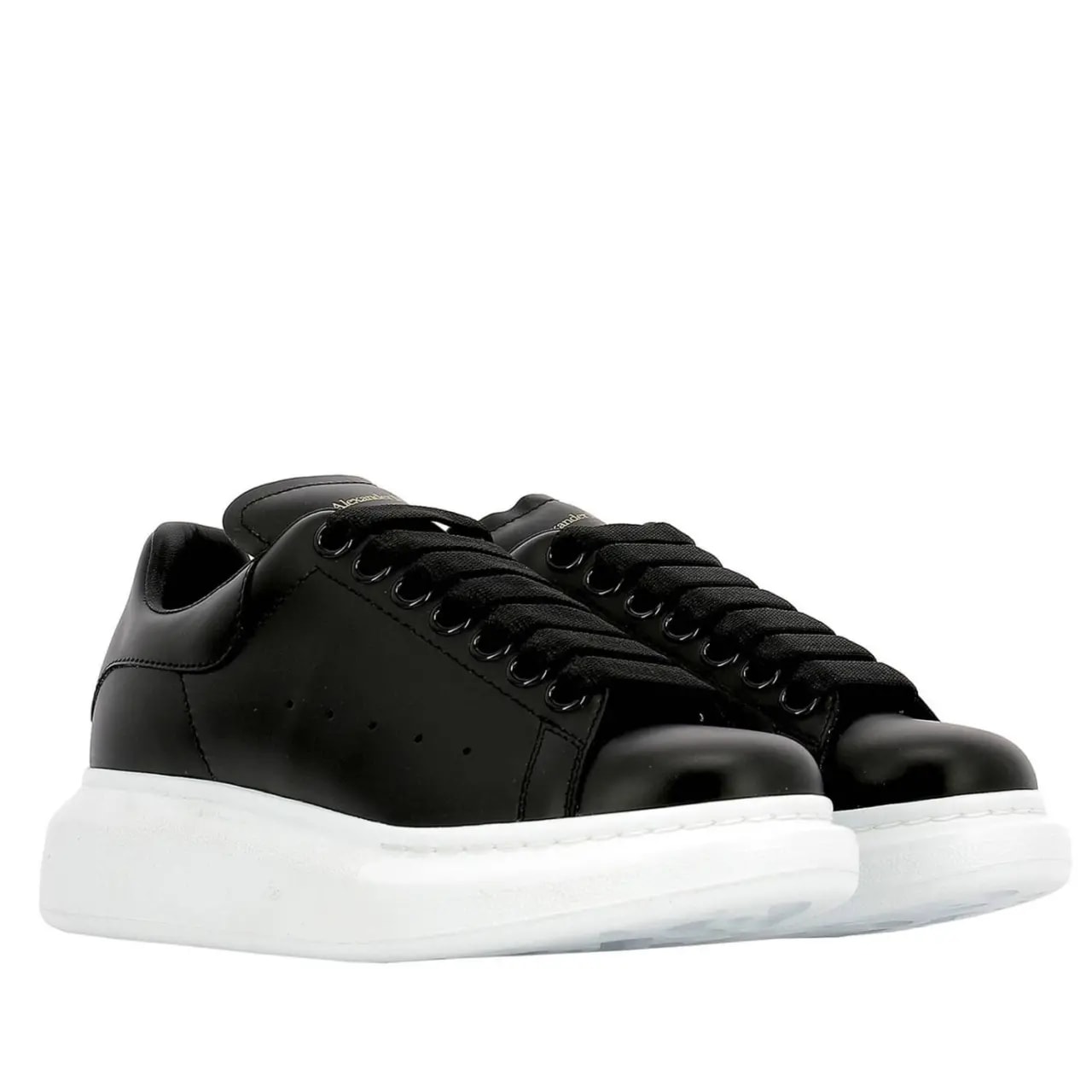 Giày Alexander McQueen Wmns Oversized Sneaker 'Black' 553770-WHGP0-1000 — ảnh 2