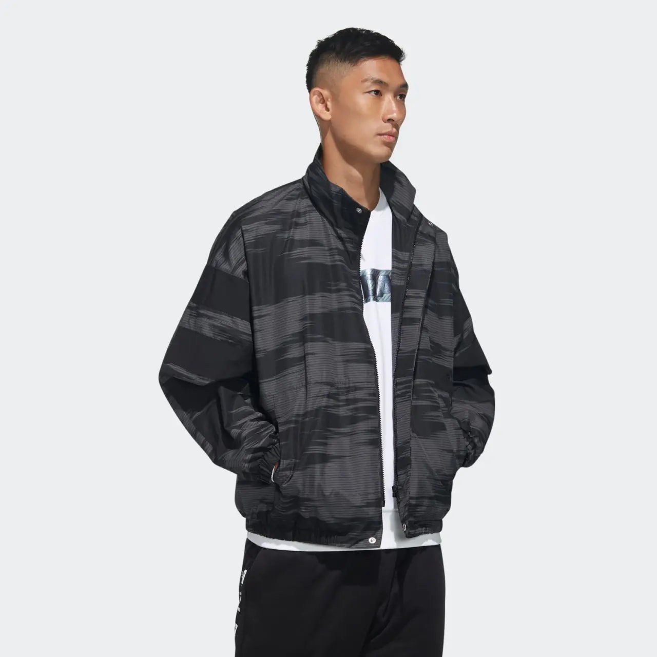 Áo Adidas Must Haves Graphic Jacket FM5457 — ảnh 5