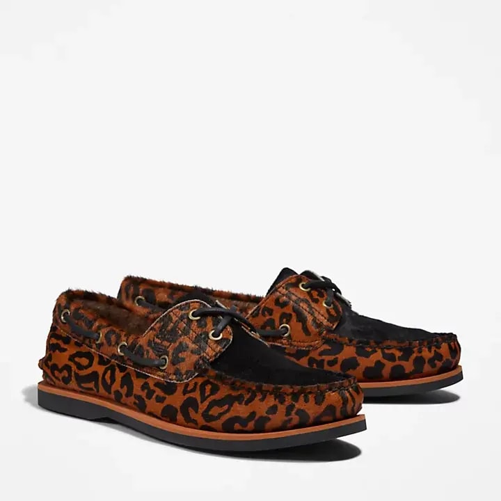 Giày Timberland Classic Boat 2 Eye 'Wacko Maria Brown Leopard' A5YYB — ảnh 4