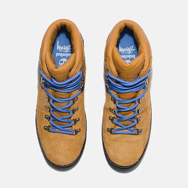 Giày Timberland World Hiker Boot 'Stussy Wheat' A5ZMK231 — ảnh 4