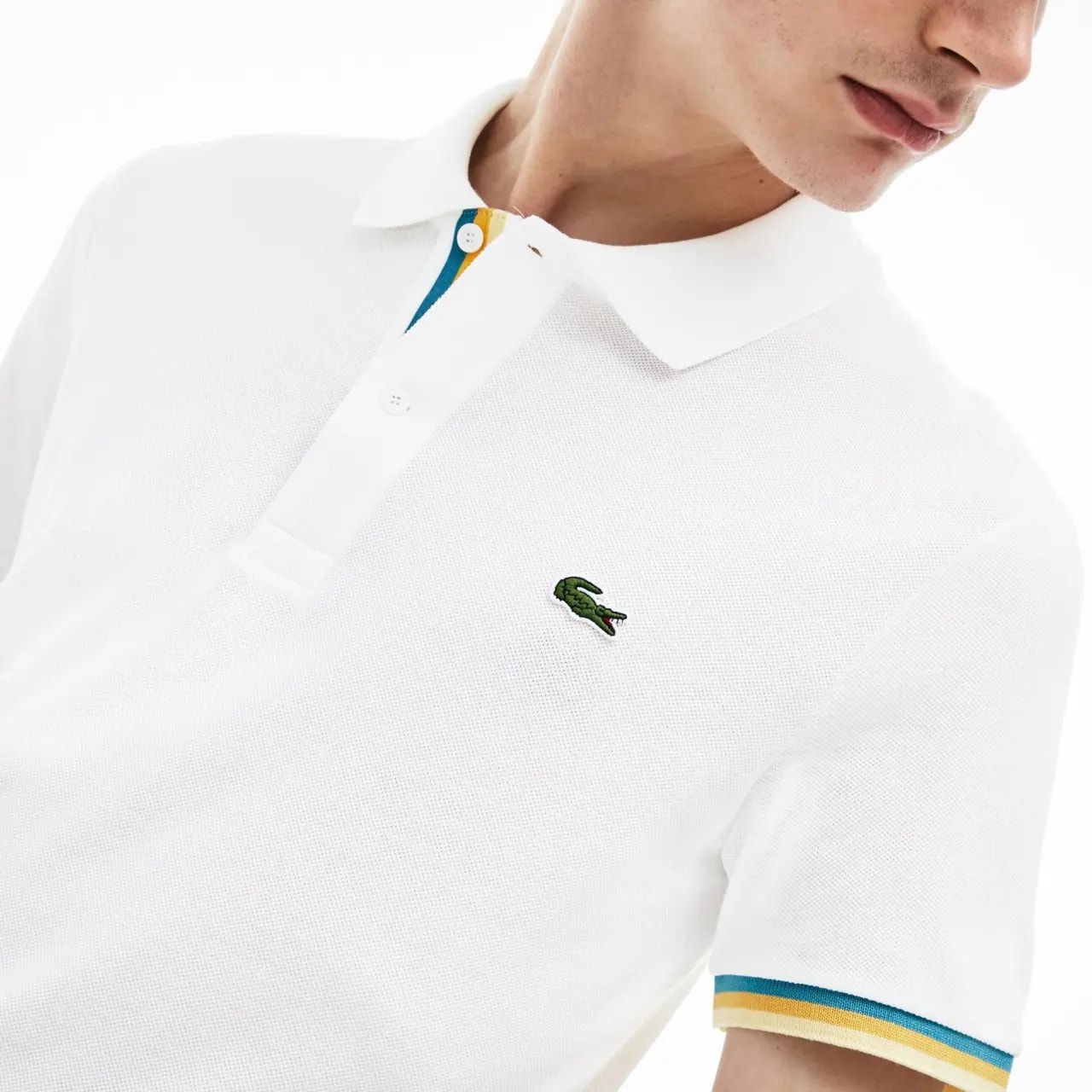 Áo Lacoste Polo SLim fit Petit Pique PH4220-51-001 — ảnh 3