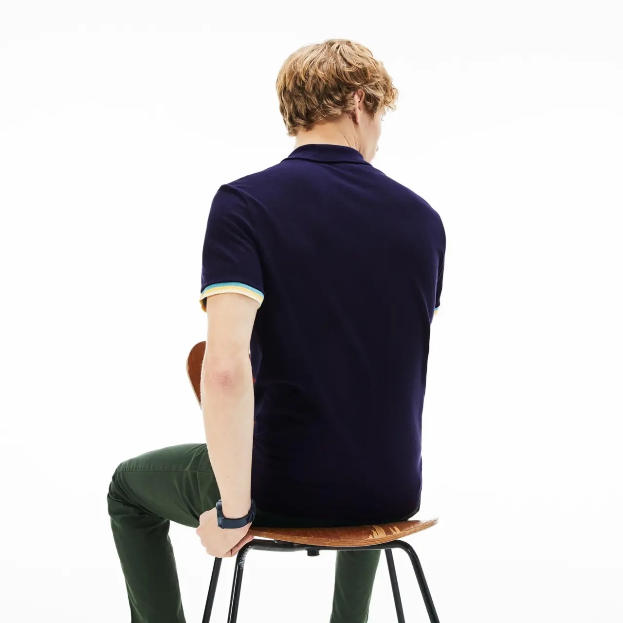 Áo Lacoste Polo Slim fit Petit Navy Blue PH4220-51-166 — ảnh 4