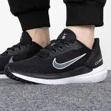 Giày Nike Air Winflo 9 Men's Road Running Shoes 'Black' DD6203-001 — ảnh 2