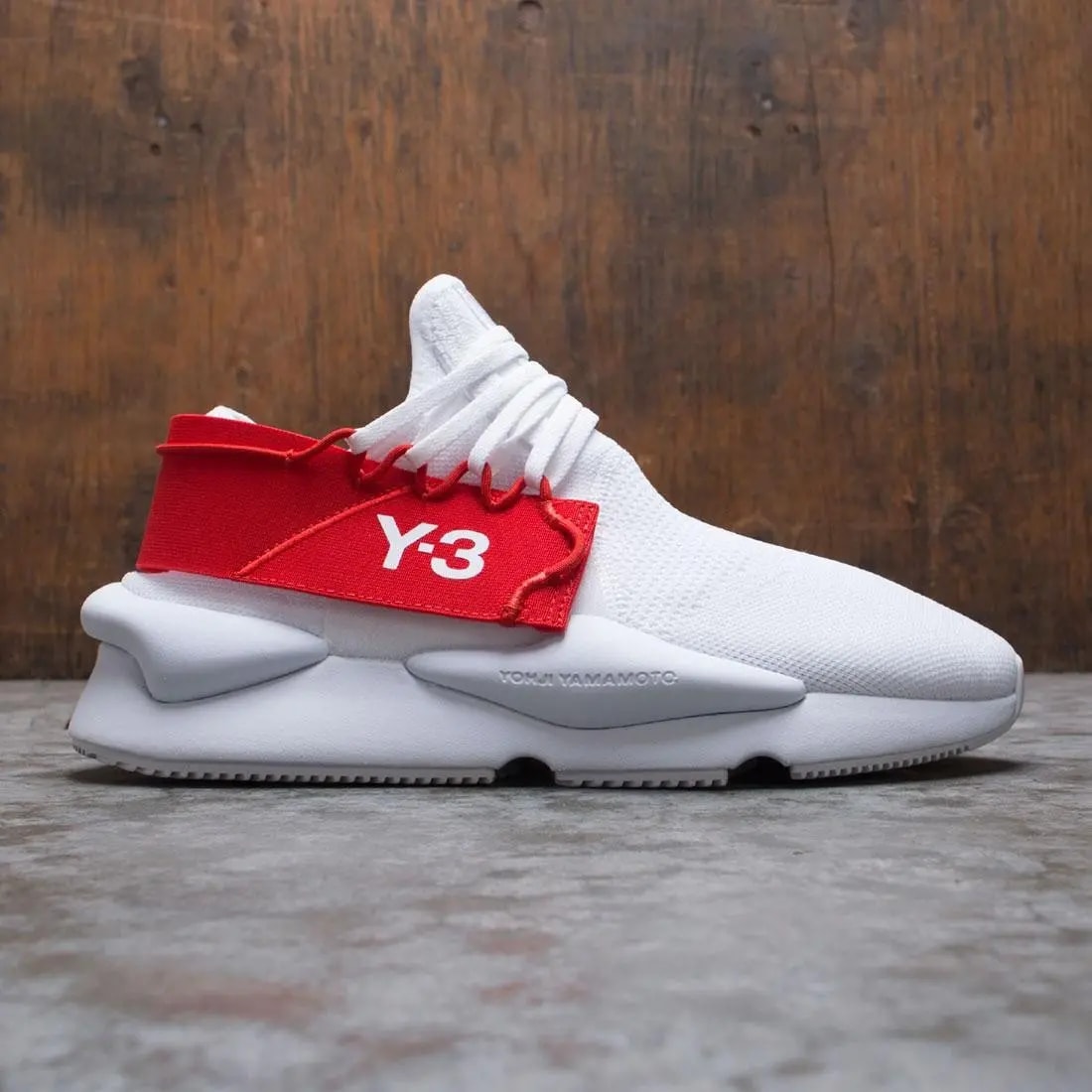 Giày Adidas Kaiwa Knit 'White Red' FV4562 — ảnh 2