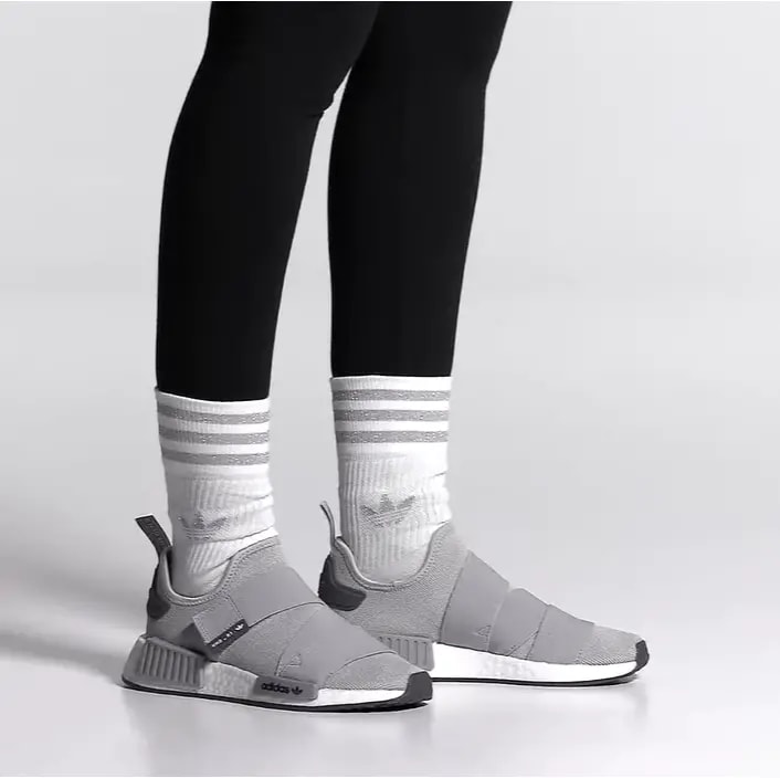 Giày Adidas Wmns NMD R1 Strap 'Grey' GW9470 — ảnh 4
